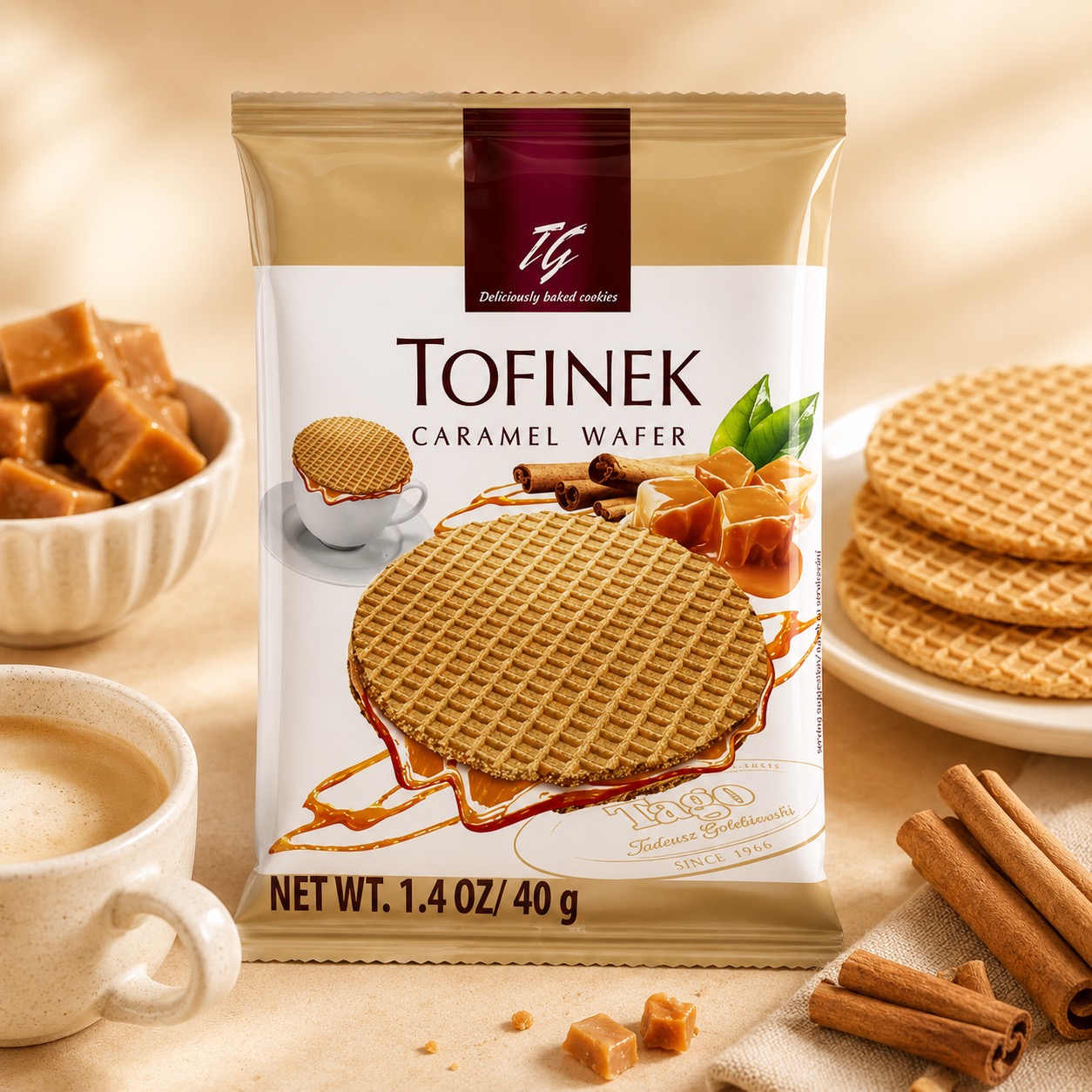 Tago Tofinek Caramel Wafer